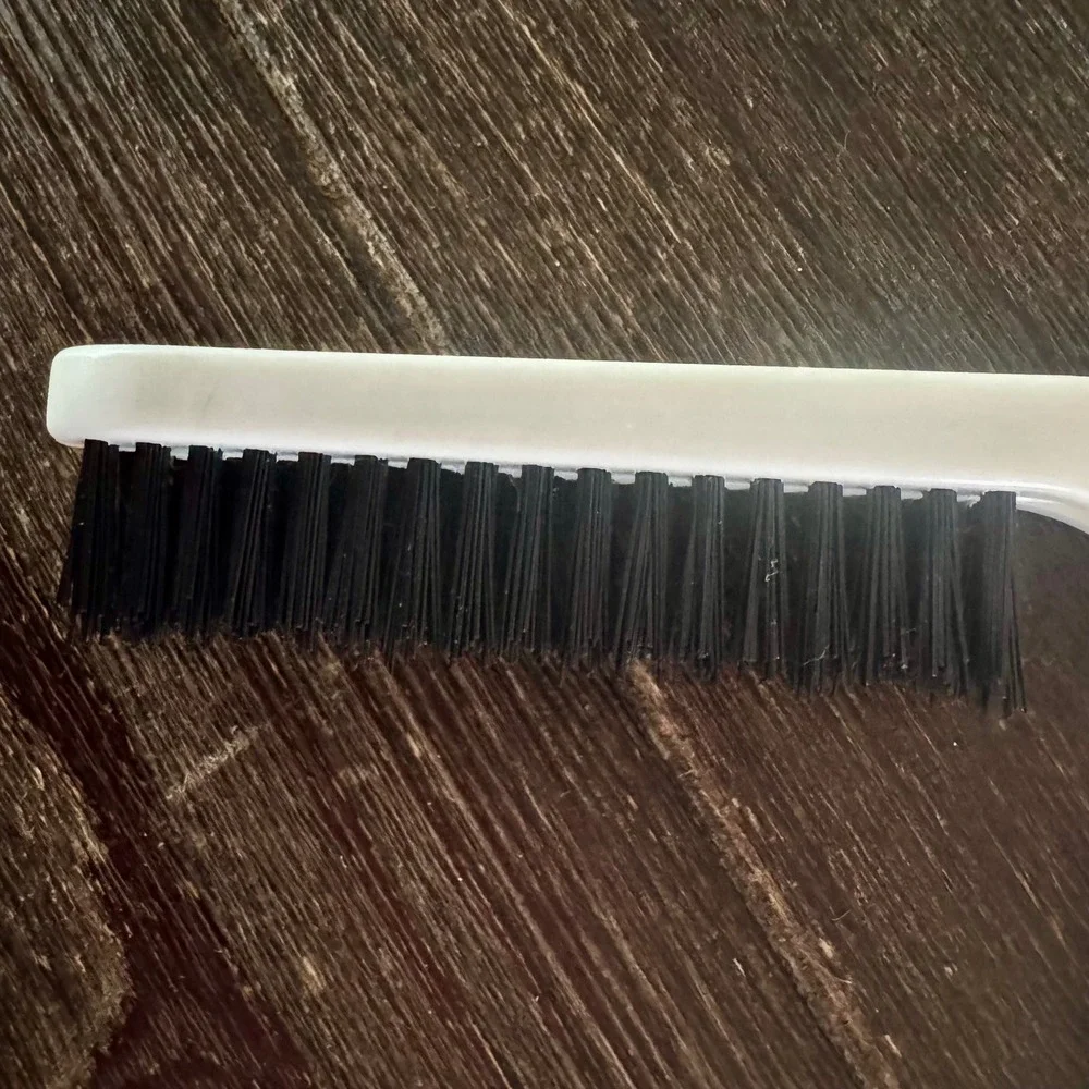 Vintage Goody Folding Hair Brush and Comb 2-in-1 Travel Tool White Black USA Y2K